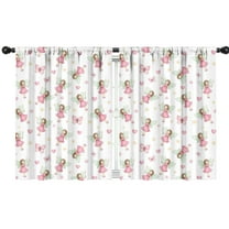 Blackout Kids Curtains,Fairy Heart Pattern Childrens Insulated Curtains Set Of 2,Bedroom Essentials,Toddler Room Decor 42"x54"