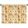 thumbnail image 1 of Blackout Kids Curtains,Fall Hedgehog and Leaves Childrens Insulated Curtains Set Of 2,Bedroom Essentials,Toddler Room Decor 42"x63"(106x160cm), 1 of 4