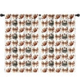 thumbnail image 1 of Blackout Kids Curtains,Football Helmets with Bows Pattern Childrens Insulated Curtains Set Of 2,Bedroom Essentials,Toddler Room Decor 52"x84", 1 of 5