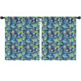 thumbnail image 1 of Blackout Kids Curtains,Football and Splash Blue Pattern Children's Insulated Curtains Set Of 2,Bedroom Essentials,Toddler Room Decor 52"x63", 1 of 4