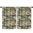 thumbnail image 1 of Blackout Kids Curtains,Forest Camo Branches Leaves Pattern Childrens Insulated Curtains Set Of 2,Bedroom Essentials,Toddler Room Decor 42"x63", 1 of 5