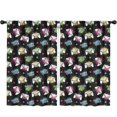 thumbnail image 1 of Blackout Kids Curtains,Game Controller Black Pattern Children's Insulated Curtains Set Of 2,Bedroom Essentials,Toddler Room Decor 52"x84", 1 of 5