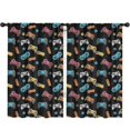 thumbnail image 1 of Blackout Kids Curtains,Game Controller Black Pattern Children's Insulated Curtains Set Of 2,Bedroom Essentials,Toddler Room Decor 52"x84", 1 of 5