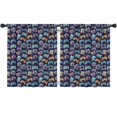thumbnail image 1 of Blackout Kids Curtains,Game Controller Blue Pattern Children's Insulated Curtains Set Of 2,Bedroom Essentials,Toddler Room Decor 52"x63", 1 of 5