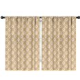 thumbnail image 1 of Blackout Kids Curtains,Golden Christmas Pattern Childrens Insulated Curtains Set Of 2,Bedroom Essentials,Toddler Room Decor 42"x63", 1 of 5