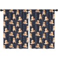 thumbnail image 1 of Blackout Kids Curtains,Goldendoodle Dog Childrens Insulated Curtains Set Of 2,Bedroom Essentials,Toddler Room Decor 42x63in(106x160cm), 1 of 4