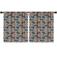 thumbnail image 1 of Blackout Kids Curtains,Gray Crash Monster Cartoon Trucks Pattern Childrens Insulated Curtains Set Of 2,Bedroom Essentials,Toddler Room Decor 52"x63", 1 of 5