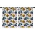 thumbnail image 1 of Blackout Kids Curtains,Gray Dino Monster Cartoon Trucks Pattern Childrens Insulated Curtains Set Of 2,Bedroom Essentials,Toddler Room Decor 42"x54", 1 of 5