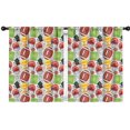 thumbnail image 1 of Blackout Kids Curtains,Gray Football Elements Pattern Childrens Insulated Curtains Set Of 2,Bedroom Essentials,Toddler Room Decor 42"x54", 1 of 5