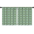 thumbnail image 1 of Blackout Kids Curtains,Green Alligators Icons Pattern Childrens Insulated Curtains Set Of 2,Bedroom Essentials,Toddler Room Decor 52"x63", 1 of 5