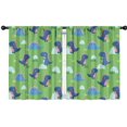 thumbnail image 1 of Blackout Kids Curtains,Green Cartoon Dinosaurs Grass Pattern Childrens Insulated Curtains Set Of 2,Bedroom Essentials,Toddler Room Decor 42"x54", 1 of 5