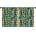 thumbnail image 1 of Blackout Kids Curtains,Green Cartoon Dinosaurs Jungle Pattern Childrens Insulated Curtains Set Of 2,Bedroom Essentials,Toddler Room Decor 52"x63", 1 of 5