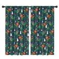 thumbnail image 1 of Blackout Kids Curtains,Green Christmas Dinosaur and Snowman Pattern Childrens Insulated Curtains Set Of 2,Bedroom Essentials,Toddler Room Decor 42"x84", 1 of 5