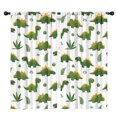 thumbnail image 1 of Blackout Kids Curtains,Green Dinosaurs Classic Ferns Childrens Insulated Curtains Set Of 2,Bedroom Essentials,Toddler Room Decor 42"x84", 1 of 5