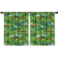 thumbnail image 1 of Blackout Kids Curtains,Green Dinosaurs Jurassic Pattern Childrens Insulated Curtains Set Of 2,Bedroom Essentials,Toddler Room Decor 42"x54", 1 of 5