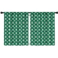 thumbnail image 1 of Blackout Kids Curtains,Green Skull Bat Pattern Childrens Insulated Curtains Set Of 2,Bedroom Essentials,Toddler Room Decor 42"x54", 1 of 5