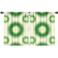 thumbnail image 1 of Blackout Kids Curtains,Green Tie Dye Sunburst Pattern Childrens Insulated Curtains Set Of 2,Bedroom Essentials,Toddler Room Decor 42"x54", 1 of 5