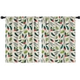 thumbnail image 1 of Blackout Kids Curtains,Green and Red Christmas Holly Pattern Childrens Insulated Curtains Set Of 2,Bedroom Essentials,Toddler Room Decor 42"x54", 1 of 5