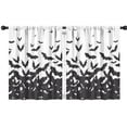 thumbnail image 1 of Blackout Kids Curtains,Halloween Bat Swarm Pattern Childrens Insulated Curtains Set Of 2,Bedroom Essentials,Toddler Room Decor 42"x54", 1 of 5
