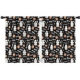 thumbnail image 1 of Blackout Kids Curtains,Halloween Ghost Pumpkin Pattern Childrens Insulated Curtains Set Of 2,Bedroom Essentials,Toddler Room Decor 42"x54", 1 of 5