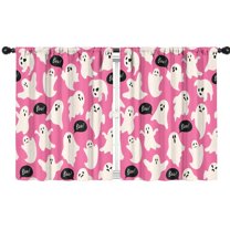 Blackout Kids Curtains,Halloween Ghosts with Boo Childrens Insulated Curtains Set Of 2,Bedroom Essentials,Toddler Room Decor 42"x54"