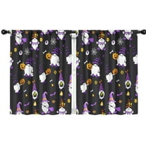 Blackout Kids Curtains,Halloween Gnomes and Pumpkins Childrens Insulated Curtains Set Of 2,Bedroom Essentials,Toddler Room Decor 42"x54"