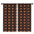 thumbnail image 1 of Blackout Kids Curtains,Halloween Pumpkin & Bones Pattern Childrens Insulated Curtains Set Of 2,Bedroom Essentials,Toddler Room Decor 42"x84", 1 of 5