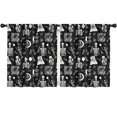 thumbnail image 1 of Blackout Kids Curtains,Halloween Skeleton Fun Pattern Childrens Insulated Curtains Set Of 2,Bedroom Essentials,Toddler Room Decor 52"x63", 1 of 5