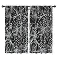 thumbnail image 1 of Blackout Kids Curtains,Halloween White Spider Web Pattern Childrens Insulated Curtains Set Of 2,Bedroom Essentials,Toddler Room Decor 42x84in(106x213cm), 1 of 5