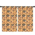 thumbnail image 1 of Blackout Kids Curtains,Hedgehog Mushroom Childrens Insulated Curtains Set Of 2,Bedroom Essentials,Toddler Room Decor 52"x84"(132x213cm), 1 of 4