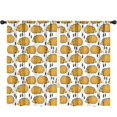 thumbnail image 1 of Blackout Kids Curtains,Hedgehog Pattern Childrens Insulated Curtains Set Of 2,Bedroom Essentials,Toddler Room Decor 52"x84"(132x213cm), 1 of 4