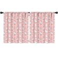 thumbnail image 1 of Blackout Kids Curtains,Kawaii Cat and Heart Pink Pattern Children's Insulated Curtains Set Of 2,Bedroom Essentials,Toddler Room Decor 52"x63", 1 of 5