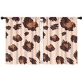 thumbnail image 1 of Blackout Kids Curtains,Leopard Print Childrens Insulated Curtains Set Of 2,Bedroom Essentials,Toddler Room Decor 42"x54"(106x137cm), 1 of 4