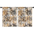 thumbnail image 1 of Blackout Kids Curtains,Leopard Print Childrens Insulated Curtains Set Of 2,Bedroom Essentials,Toddler Room Decor 42"x54"(106x137cm), 1 of 4