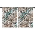 thumbnail image 1 of Blackout Kids Curtains,Leopard Print Childrens Insulated Curtains Set Of 2,Bedroom Essentials,Toddler Room Decor 42"x54"(106x137cm), 1 of 4