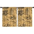thumbnail image 1 of Blackout Kids Curtains,Leopard Print Childrens Insulated Curtains Set Of 2,Bedroom Essentials,Toddler Room Decor 42"x54"(106x137cm), 1 of 4