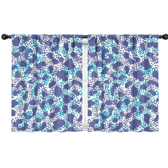 Blackout Kids Curtains,Leopard Print Childrens Insulated Curtains Set Of 2,Bedroom Essentials,Toddler Room Decor 42"x54"(106x137cm)