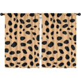 thumbnail image 1 of Blackout Kids Curtains,Leopard Print Childrens Insulated Curtains Set Of 2,Bedroom Essentials,Toddler Room Decor 42"x63"(106x160cm), 1 of 4