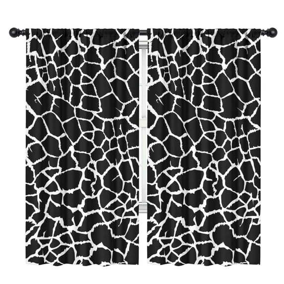 Blackout Kids Curtains,Leopard Print Childrens Insulated Curtains Set Of 2,Bedroom Essentials,Toddler Room Decor 42"x84"(106x213cm)