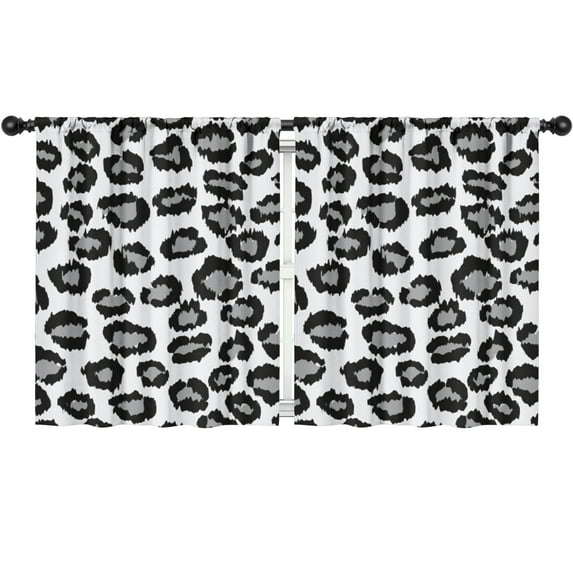 Blackout Kids Curtains,Leopard Print Childrens Insulated Curtains Set Of 2,Bedroom Essentials,Toddler Room Decor 52"x63"(132x160cm)