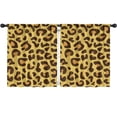 thumbnail image 1 of Blackout Kids Curtains,Leopard Print Childrens Insulated Curtains Set Of 2,Bedroom Essentials,Toddler Room Decor 52"x63"(132x160cm), 1 of 4