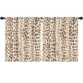 thumbnail image 1 of Blackout Kids Curtains,Leopard Print Childrens Insulated Curtains Set Of 2,Bedroom Essentials,Toddler Room Decor 52"x63"(132x160cm), 1 of 4