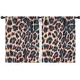 thumbnail image 1 of Blackout Kids Curtains,Leopard Print Pattern Childrens Insulated Curtains Set Of 2,Bedroom Essentials,Toddler Room Decor 42"x54", 1 of 5