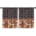 thumbnail image 1 of Blackout Kids Curtains,Leopard Print and Footballs Pattern Childrens Insulated Curtains Set Of 2,Bedroom Essentials,Toddler Room Decor 42"x54", 1 of 5