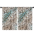 thumbnail image 1 of Blackout Kids Curtains,Leopard and Tiger Pattern Childrens Insulated Curtains Set Of 2,Bedroom Essentials,Toddler Room Decor 42"x63", 1 of 5