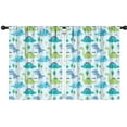 thumbnail image 1 of Blackout Kids Curtains,LightBlue Cartoon Dinosaurs Trees Pattern Childrens Insulated Curtains Set Of 2,Bedroom Essentials,Toddler Room Decor 42"x54", 1 of 5