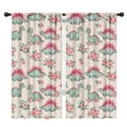 thumbnail image 1 of Blackout Kids Curtains,LightColor Cartoon Dinosaurs Flowers Pattern Childrens Insulated Curtains Set Of 2,Bedroom Essentials,Toddler Room Decor 42"x84", 1 of 5