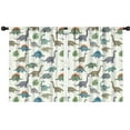thumbnail image 1 of Blackout Kids Curtains,LightColor Cartoon Dinosaurs Leaves Pattern Childrens Insulated Curtains Set Of 2,Bedroom Essentials,Toddler Room Decor 42"x54", 1 of 5