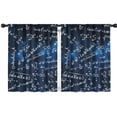 thumbnail image 1 of Blackout Kids Curtains,Math Equations Algebra Formulas Blue Pattern Childrens Insulated Curtains Set Of 2,Bedroom Essentials,Toddler Room Decor 42"x54", 1 of 5