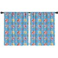 thumbnail image 1 of Blackout Kids Curtains,Mermaid Princess Sea Pattern Childrens Insulated Curtains Set Of 2,Bedroom Essentials,Toddler Room Decor 42"x54", 1 of 5